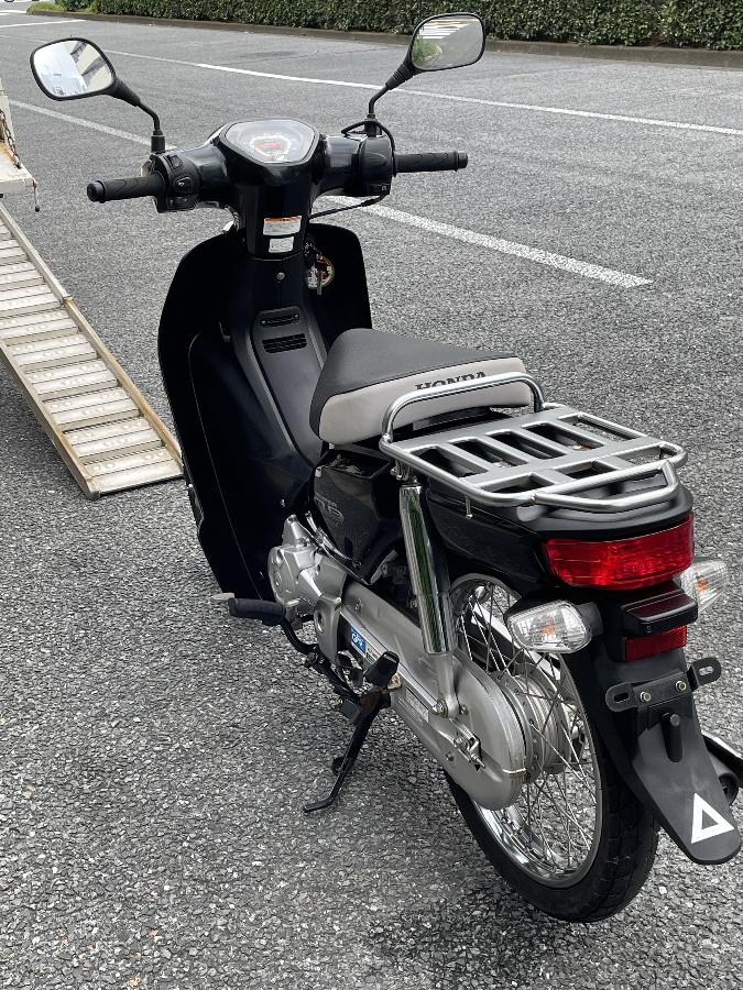 原付バイク買取　スーパーカブ110（C110）の様子