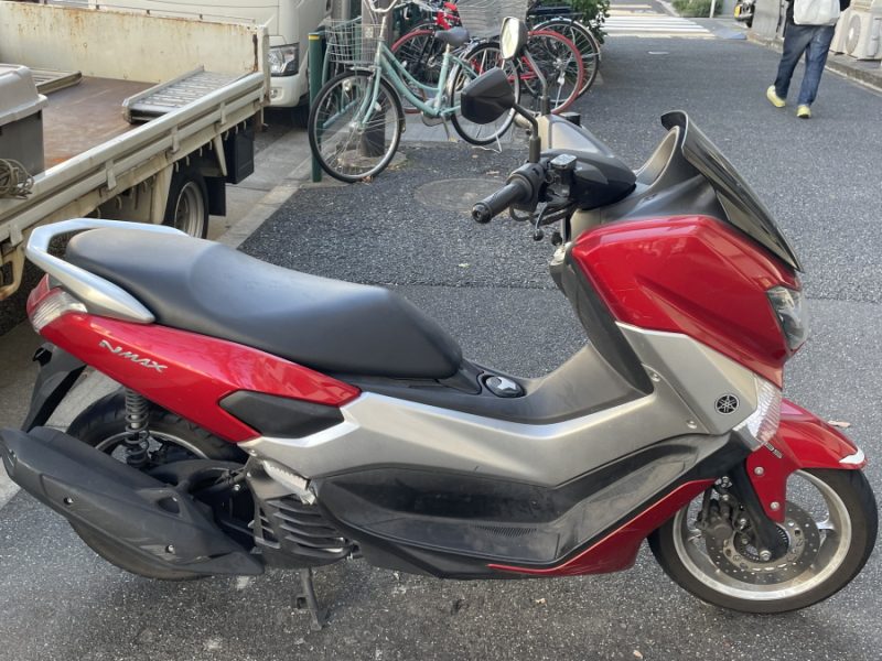 取手市原付バイク買取　ヤマハ N-MAX125の様子