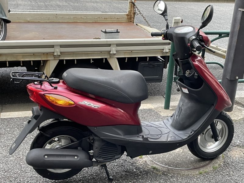 厚木市原付バイク買取　ヤマハ ジョグ（JOG）の様子