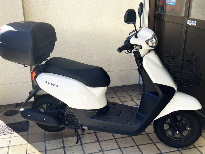 原付バイク買取　タクト（tact）の様子